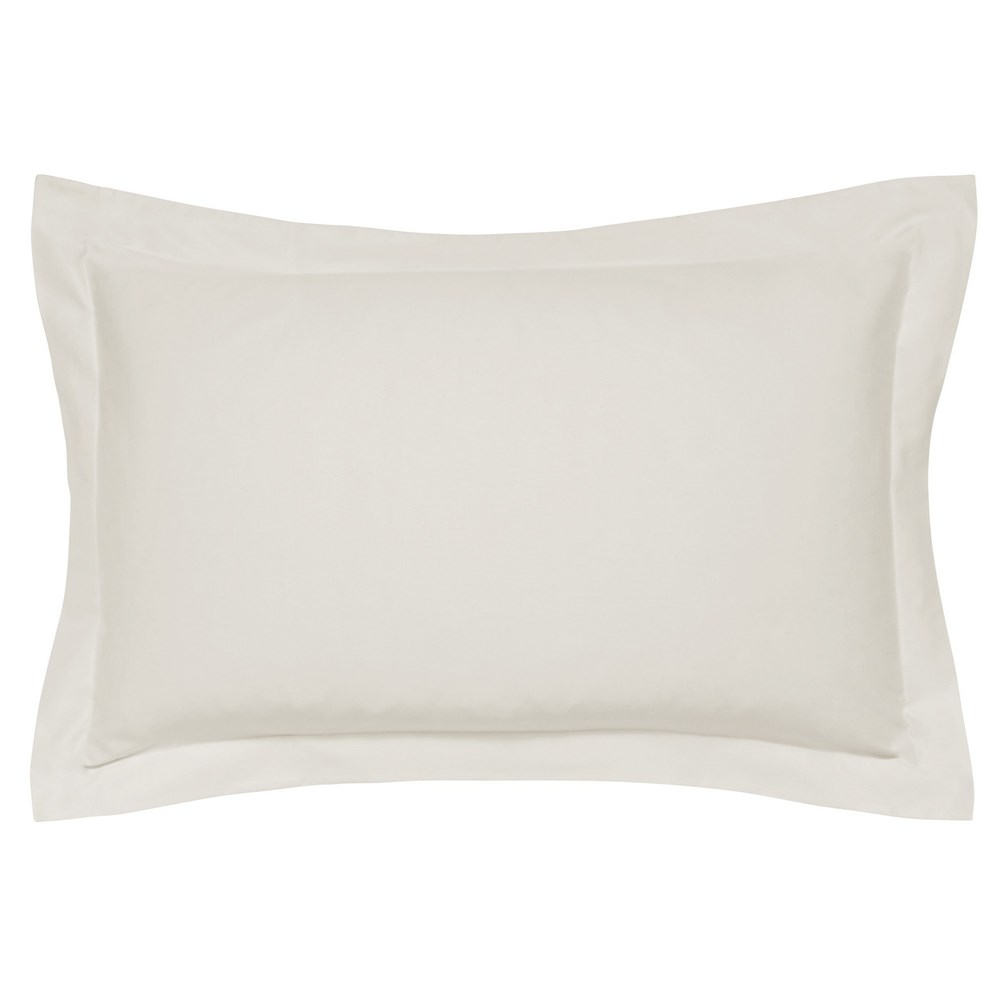 Plain Oxford Pillowcase By Bedeck of Belfast in Cashmere Cream